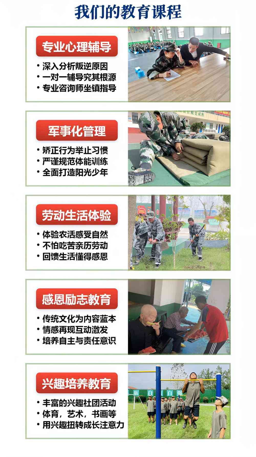 TOP10叛逆少年军事特训营精选榜单